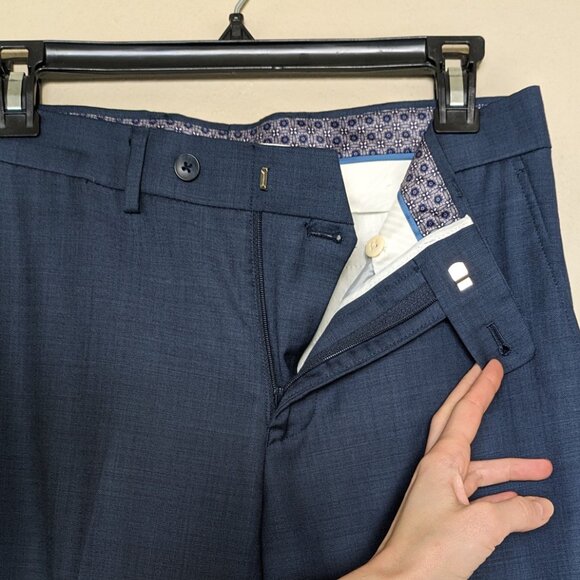 Penguin Wool Blend 2-piece Suit Blue - Picture 11 of 12